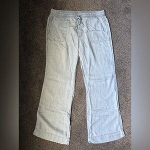 Level99 Light Blue Linen Lounge Pants